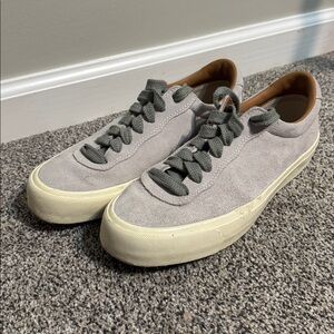 Gray Suede Sneakers